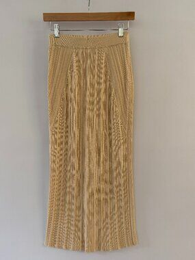 SIENNE Ribbed Knit Column Maxi Skirt